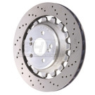 SHW 20-21 BMW X3 M 3.0L Left Front Cross-Drilled Lightweight Brake Rotor shwBFL43501