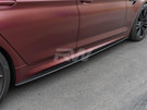 RW Carbon BMW G30 F90 Carbon Fiber Side Skirt Extensions - bmwg30004