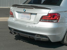 RW Carbon BMW E82 E88 Perf. Style Carbon Fiber Diffuser - Single Side - bmwe82009-single