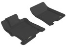 3D MAXpider 2008-2012 Honda Accord Coupe Kagu 1st & 2nd Row Floormats - Black aceL1HD05901509