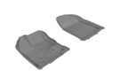 3D MAXpider 2007-2014 Ford Edge Kagu 1st & 2nd Row Floormats - Gray aceL1FR02001501