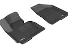 3D MAXpider 2011-2013 Kia Sportage Kagu 1st & 2nd Row Floormats - Black aceL1KA00701509
