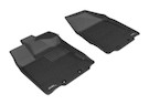 3D MAXpider 2013-2019 Nissan Pathfinder Kagu 1st & 2nd Row Floormats - Black aceL1NS05801509