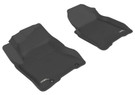 3D MAXpider 2008-2013 Nissan Rogue Kagu 1st & 2nd Row Floormats - Black aceL1NS02901509