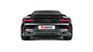Akrapovic Porsche 911 Turbo/Turbo S (991) Slip-On Line (Titanium) w/ Carbon Titanium Tips akrS-PO991TSO-HT Akrapovic Porsche 911 Turbo/Turbo S (991) Slip-On Line (Titanium) w/ Carbon Titanium Tips akrS-PO991TSO-HT