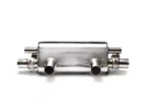 Armytrix Sport Race Valvetronic Exhaust System Porsche 991.2 Carrera 2017-2019 - Chrome Silver Tips - P92C2-DD+P92C2-DS41C