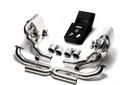 Armytrix Valvetronic Exhaust System Porsche 997.2 Carrera PDK 2009-2011 - Chrome Silver Tips - P97N2-QS26C