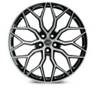 Vossen HF-2 20x9 / 5x112 / ET32 / Flat Face / 66.56 - Brushed Gloss Black vosHF2-0M08