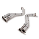 Fabspeed Porsche 718 GT4 / GTS / Spyder Over Axle Link Pipes (2020+)