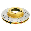 DBA Porsche 911/Boxster/Cayman Front Drilled & Slotted 4000 Series Rotor dbaDBA42394XS