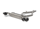 Akrapovic 2017+ Alfa Romeo Stelvio Quadrifoglio Slip-On Line (Titanium) w/Titanium/Carbon Fiber Tips akrS-AR/TI/6H Akrapovic 2017+ Alfa Romeo Stelvio Quadrifoglio Slip-On Line (Titanium) w/Titanium/Carbon Fiber Tips akrS-AR/TI/6H