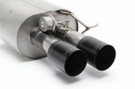 DINAN FREE FLOW AXLE-BACK EXHAUST - 2012-2019 BMW M6 - Ceramic Black Tips - D660-0049-BLK