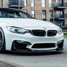 MHC+ BMW M3/M4 GT Style Front Splitter In Gloss Pre Preg Carbon Fibre (F80/F82/F83)  MHCP-F80F82-CF-FS003 MHC+ BMW M3/M4 GT Style Front Splitter In Gloss Pre Preg Carbon Fibre (F80/F82/F83)  MHCP-F80F82-CF-FS003