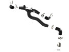 aFe BladeRunner 2-1/2 IN to 2-3/4 IN Aluminum Hot Charge Pipe Black Kia Stinger 18-23 V6-3.3L (tt) - afe46-20508-B