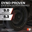 K&N Cold Air Intake - High-flow, Aluminum Tube - Kia Stinger V6-3.3L - knn69-5318TS