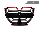 AutoTecknic Competizione Sport Redline Front Grille - G80 M3 | G82/ G83 M4  ATK-BM-0412-RL