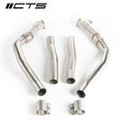 CTS TURBO C8 AUDI RS6/RS7 4.0T MID PIPES/RESONATOR DELETE CTS TURBO C8 AUDI RS6/RS7 4.0T MID PIPES/RESONATOR DELETE