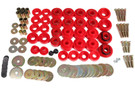 Energy Suspension 68-70 Chevrolet Biscayne/Bel Air/Caprice/Impala Body Mount Set w/ Hardware - Red eng3.4173R