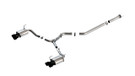 Borla 15-19 Subaru WRX/STI 2.5L Turbo 3in S-Type Catback Exhaust - 2.5in Black Chrome Tips bor140595CB