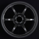 Advan RG-D2 15x6 +45 4-100 Semi Gloss Black Wheel avnYAT5C45ASB