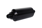 Aeromotive In-Line Filter - AN-08 size Male - 10 Micron Microglass Element - Bright-Dip Black aer12375 Aeromotive In-Line Filter - AN-08 size Male - 10 Micron Microglass Element - Bright-Dip Black aer12375