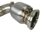 aFe Twisted Steel Street Series Down-Pipe 14-19 MINI Cooper S L4-2.0L (t) afe48-36322-HC