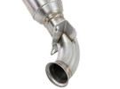 aFe 09-13 MINI Cooper S (R56) L4 1.6L (t) Twisted Steel Down Pipe 2-1/2in 304 Stainless Steel w/ Cat afe48-36318-1HC