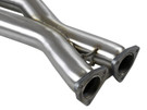 aFe Twisted Steel HDR X-Pipe SS-304 01-06 BMW M3 3.2L S54 afe48-36324