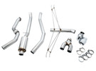 AWE Tuning 2016+ Honda Civic Si Track Edition Exhaust w/Front Pipe & Dual Chrome Silver Tips  awe3020-32052 AWE Tuning 2016+ Honda Civic Si Track Edition Exhaust w/Front Pipe & Dual Chrome Silver Tips  awe3020-32052