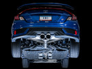 AWE Tuning 2016+ Honda Civic Si Track Edition Exhaust w/Front Pipe & Dual Chrome Silver Tips  awe3020-32052 AWE Tuning 2016+ Honda Civic Si Track Edition Exhaust w/Front Pipe & Dual Chrome Silver Tips  awe3020-32052