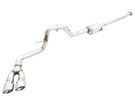 AWE 0FG 21+ Ford F150 Dual Side Exit Cat-Back Exhaust- 4.5in Chrome Silver Tips  awe3015-22067