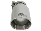 aFe MACH Force-Xp Universal 304 SS Single-Wall Clamp-On Exhaust Tip - Polished afe49T25354-P07