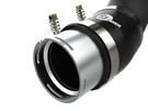 aFe BladeRunner Black 3in Aluminum Charge Pipe Kit 20-21 GM Diesel Trucks V8-6.6L (td) L5P afe46-20444-B