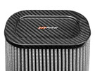 aFe MagnumFLOW Pro Dry S Air Filter (7.5x5.5in) F x (9x7in) B x (5.75x3.75in) T (Carbon) x 10in H afe21-90110-CF