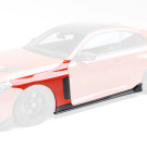 Vorsteiner BMW G8X M2 VRS Aero Vented Fenders with Side Skirts Carbon Fiber PP 2X2 Glossy - BMV3293