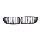 MHC BLACK BMW M3/M4 DOUBLE SLAT FRONT GRILLES IN GLOSS BLACK (F32/F33/F80/F82/F83)  MHCB-F80F82-GB-FG001