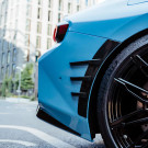 MHC+ BMW M2 G87 Performance Style Rear Side Fender Trims In Pre Preg Gloss Carbon Fibre (G87)  MHCP-G87-CF-ST002