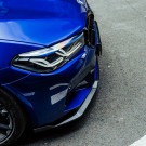 MHC+ BMW M5 F90 LCI LOW LINE FRONT SPLITTER IN PRE PREG GLOSS CARBON FIBRE (F90)  MHCP-F90LCI-CF-FS001