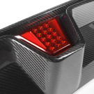 MHC+ BMW M5 LCI CS STYLE REAR DIFFUSER WITH LED IN PRE PREG GLOSS CARBON FIBRE (F90)  MHCP-F90LCI-CF-RD002 MHC+ BMW M5 LCI CS STYLE REAR DIFFUSER WITH LED IN PRE PREG GLOSS CARBON FIBRE (F90)  MHCP-F90LCI-CF-RD002