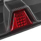 MHC+ BMW M5 LCI CS STYLE REAR DIFFUSER WITH LED IN PRE PREG GLOSS CARBON FIBRE (F90)  MHCP-F90LCI-CF-RD002 MHC+ BMW M5 LCI CS STYLE REAR DIFFUSER WITH LED IN PRE PREG GLOSS CARBON FIBRE (F90)  MHCP-F90LCI-CF-RD002
