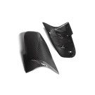 MHC+ BMW M-STYLE WING MIRROR REPLACEMENT COVERS IN PRE PREG GLOSS CARBON FIBRE FOR M-LITES  MHCP-MULTI-CF-MC001