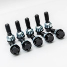 Spulen Wheel Spacer Pair &amp; Bolts  - 7mm / 15mm Kit (Black) - Porsche Hub - SE-668