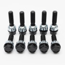 Spulen Wheel Spacer Pair & Bolts  - (Black) - Porsche Hub
