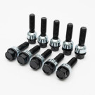 Spulen Wheel Spacer Pair & Bolts  - (Black) - Porsche Hub