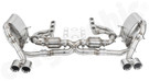 CARGRAPHIC Cylinder-Back Sport Exhaust System w/Manifold Set, Non-Valved Sport Rear Silencers w/Tailpipes & 2x 200CPSI Ø120mm HD OBD2 T38 Tri-Metal Catalytic Converters For Porsche 997.1 Carrera / Carrera 4 3.6L & Carrera S / 4S 3.8L - PERP97KITX CARGRAPHIC Cylinder-Back Sport Exhaust System w/Manifold Set, Non-Valved Sport Rear Silencers w/Tailpipes & 2x 200CPSI Ø120mm HD OBD2 T38 Tri-Metal Catalytic Converters For Porsche 997.1 Carrera / Carrera 4 3.6L & Carrera S / 4S 3.8L - PERP97KITX