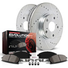 Power Stop 12-16 Tesla S Rear Z26 Street Warrior Brake Kit w/Calipers