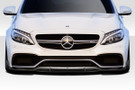 2015-2021 Mercedes C63 W205 Duraflex C Speed Front Lip Under Spoiler - 1 Piece (C63 AMG Front Bumper Cover Only) 2015-2021 Mercedes C63 W205 Duraflex C Speed Front Lip Under Spoiler - 1 Piece (C63 AMG Front Bumper Cover Only)