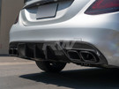 RW Carbon Mercedes W205 C63/C63S Sedan 19+ DTM CF Diffuser - mercw20541