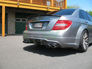 RW Carbon Mercedes C63 AMG Big Fin Carbon Fiber Diffuser - mercw20409 RW Carbon Mercedes C63 AMG Big Fin Carbon Fiber Diffuser - mercw20409