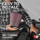 K&N Cold Air Intake - High-flow, Aluminum Tube - Dodge Charger V6-3.6L - knn69-2544TP K&N Cold Air Intake - High-flow, Aluminum Tube - Dodge Charger V6-3.6L - knn69-2544TP